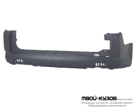 БАМПЕР ЗАДНИЙ С ОТВЕРСТИЯМИ ПОД ПРОТИВОТУМАННЫЕ ФАРЫ ЧЁРНЫЙ (ТАЙВАНЬ) для Honda CRV (2002-2005)