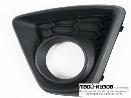 РЕШЕТКА БАМПЕРА ПЕРЕДНИЙ ЛЕВАЯ СТОРОНА С ОТВЕРСТИЯМИ ПОД ПРОТИВОТУМАННЫЕ ФАРЫ (КИТАЙ) для Mazda CX5 (2012-2017)