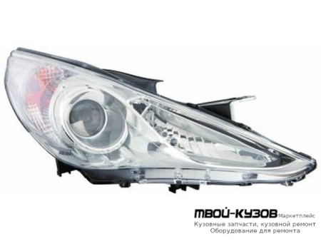 ФАРА ПРАВАЯ СТОРОНА ПОД КОРРЕКТОР (КСЕНОН) (DEPO) для Hyundai SONATA (2010-)
