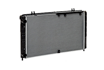 Радиатор охлаждения ВАЗ-1118 (с кондиционером) алюминиевый аналог Panasonic (LUZAR)