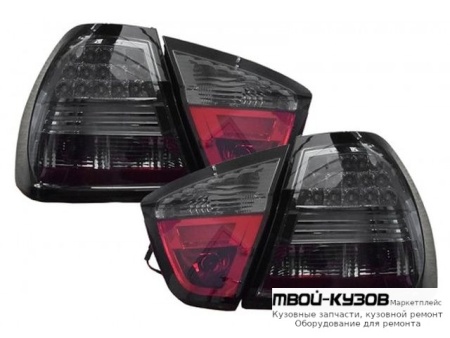 ФОНАРЬ ЗАДНИЙ ВНЕШНИЙ+ВНУТР ЛЕВАЯ + ПРАВАЯ (КОМПЛЕКТ) ТЮНИНГ (СЕДАН) С ДИОД УКАЗАТЕЛЬ ПОВОРОТА (SONAR) ТОНИР ВНУТРИ ХРОМ для BMW E90 СЕДАН / E91 УНИВЕРСАЛ (3 SERIES) (2004-)