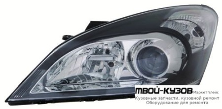 ФАРА ЛЕВАЯ СТОРОНА ПОД КОРРЕКТОР (DEPO) для KIA CEED (2007-2011)