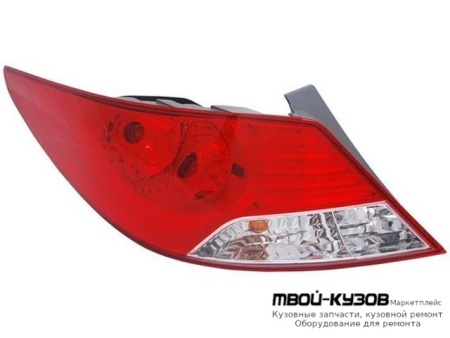 ФОНАРЬ ЗАДНИЙ ВНЕШНИЙ ЛЕВАЯ СТОРОНА (СЕДАН) (КИТАЙ) для Hyundai SOLARIS (2011-)