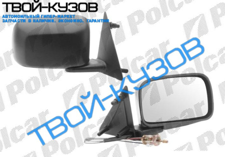 GOLF2/JETTA2 0887-92 ЗЕРКАЛО ПРАВОЕ МЕХАНИКА С ТРОСИКОМ