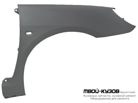 КРЫЛО ПЕРЕДНИЙ ПРАВАЯ СТОРОНА ПЛАСТИК (ТАЙВАНЬ) для Peugeot 307 (08.2001-)