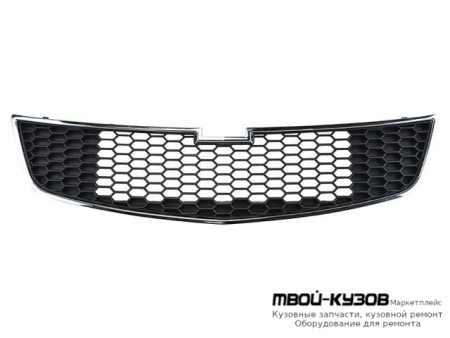 РЕШЕТКА РАДИАТОРА НИЖН ХРОМ-ЧЁРНЫЙ (КИТАЙ) для Chevrolet CRUZE (2009-)