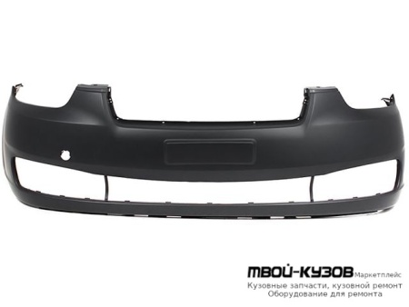 БАМПЕР ПЕРЕДНИЙ ЧЁРНЫЙ (КИТАЙ) для Hyundai VERNA (2006-)