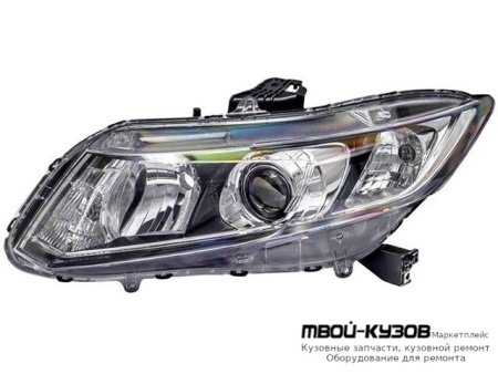 ФАРА ЛЕВАЯ СТОРОНА (КСЕНОН) (КИТАЙ) для Honda CIVIC (2012-) СЕДАН