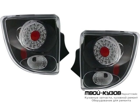 ФОНАРЬ ЗАДНИЙ ВНЕШНИЙ ЛЕВАЯ + ПРАВАЯ (КОМПЛЕКТ) ТЮНИНГ С ДИОД (EAGLE EYES) ВНУТРИ ПРОЗРАЧНЫЙ С ЧЁРНЫЙ для Toyota CELICA (2000-)