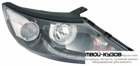 ФАРА ПРАВАЯ СТОРОНА ПОД КОРРЕКТОР С ДИОД (DEPO) для KIA SPORTAGE (2010-2016)