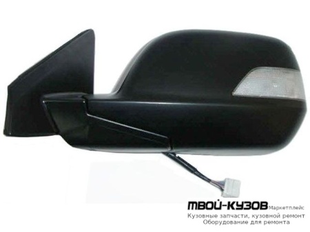 ЗЕРКАЛО ЛЕВАЯ СТОРОНА ЭЛЕКТР С ПОДОГРЕВОМ , УКАЗАТЕЛЬ ПОВОРОТА (CONVEX) (ТАЙВАНЬ) для Honda CRV (2006-2011)