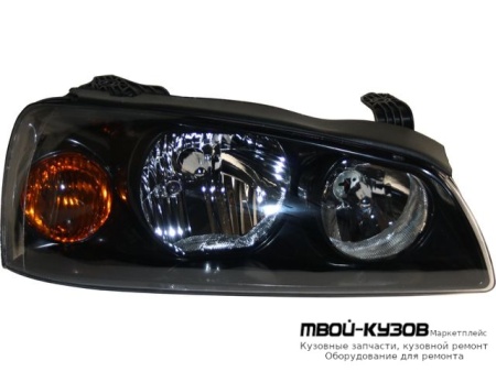 ФАРА ПРАВАЯ СТОРОНА ПОД КОРРЕКТОР ВНУТРИ ЧЁРНЫЙ (КИТАЙ) для Hyundai ELANTRA (2004-)