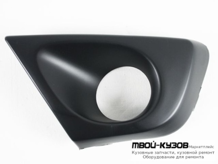 РЕШЕТКА БАМПЕРА ПЕРЕДНИЙ ЛЕВАЯ СТОРОНА С ОТВЕРСТИЯМИ ПОД ПРОТИВОТУМАННЫЕ ФАРЫ (АРГЕНТИНА) для Renault DUSTER (2010-)