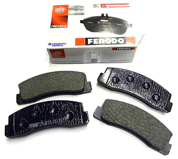 Колодка тормозная ВАЗ-2121 передняя (Ferodo) PREMIER FDB195 (4 шт.)