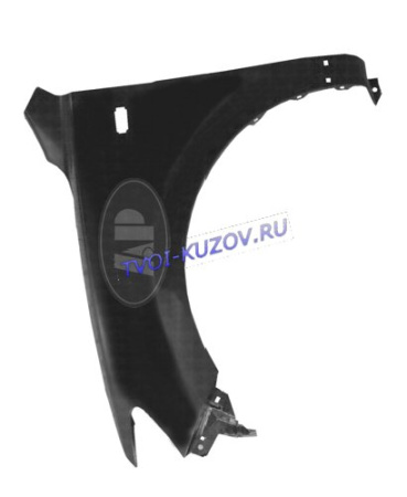 КРЫЛО ПЕРЕДНЕЕ ЛЕВОЕ с отв.(без отв.под молдинг)