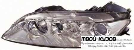 ФАРА ЛЕВАЯ СТОРОНА С ПРОТИВОТУМ С КОРРЕКТОР (DEPO) для Mazda 6 (2002-2007)