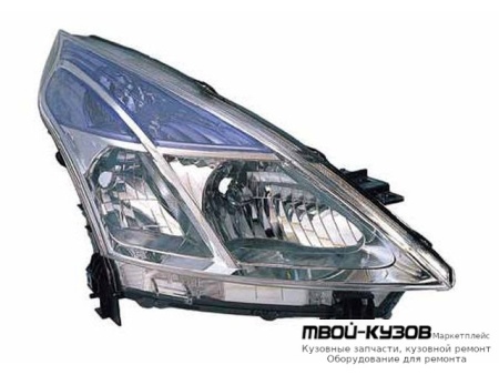 ФАРА ПРАВАЯ СТОРОНА С КОРРЕКТОР (КИТАЙ) для Nissan TEANA (2008-2013)