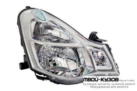 ФАРА ПРАВАЯ СТОРОНА ПОД КОРРЕКТОР (DEPO) для Nissan ALMERA G15 (2013-)