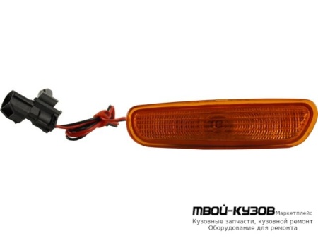 ФОНАРЬ-КАТАФОТ ПРАВАЯ СТОРОНА В БАМПЕР (DEPO) ЖЕЛТ для Volvo S40 / V40 (1996-)