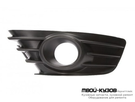 РЕШЕТКА БАМПЕРА ПЕРЕДНИЙ ЛЕВАЯ СТОРОНА С ОТВЕРСТИЯМИ ПОД ПРОТИВОТУМАННЫЕ ФАРЫ (ТАЙВАНЬ) для Citroen C4 (11.2004-) PICASSO (2006-)