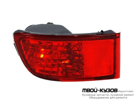 ФОНАРЬ ЗАДНИЙ ВНЕШНИЙ ЛЕВАЯ СТОРОНА НИЖН В БАМПЕР С ПРОТИВОТУМ КРАСНЫЙ (КИТАЙ) для Toyota LANDCRUISER PRADO 120 (09.2002-)