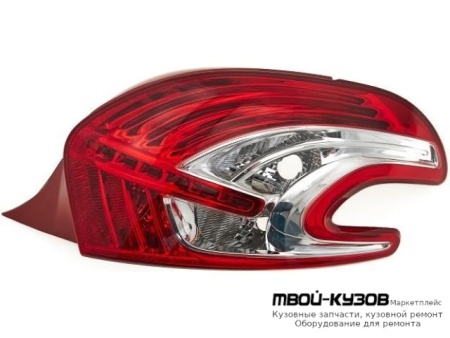 ФОНАРЬ ЗАДНИЙ ВНЕШНИЙ ПРАВАЯ СТОРОНА С ДИОД (DEPO) для Peugeot 208 (2012-)