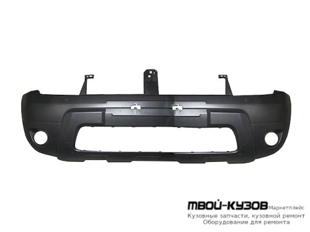 БАМПЕР ПЕРЕДНИЙ С ОТВЕРСТИЯМИ ПОД ПРОТИВОТУМАННЫЕ ФАРЫ (КИТАЙ) для Renault DUSTER (2010-)