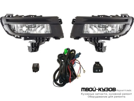 ФАРА ПРОТИВОТУМАННАЯ ЛЕВАЯ + ПРАВАЯ (КОМПЛЕКТ) С ПРОВОДК , КНОПКОЙ , РЕШЕТК , (sport) , (СЕДАН) для Mazda 3 (2004-)