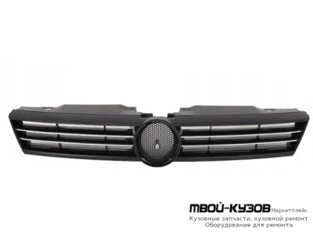 РЕШЕТКА РАДИАТОРА ЧЁРНЫЙ С ХРОМ МОЛДИНГ (СЕДАН) (КИТАЙ) для Volkswagen POLO (09.2010 - 2020)