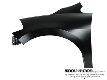 КРЫЛО ПЕРЕДНИЙ ЛЕВАЯ СТОРОНА БЕЗ ОТВ ПОД ПОВТОРИТЕЛЬ (ТАЙВАНЬ) для Nissan TIIDA (2007-)