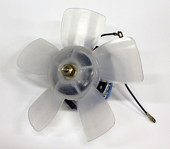 Электродвигатель отопителя ВАЗ-2101 с крыльчаткой на подшипниках (гайка) (КЗАЭ) МЭ255-05