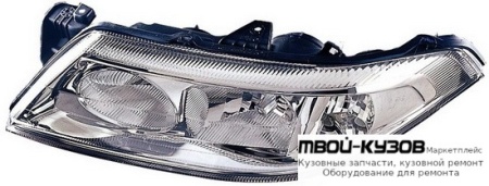 ФАРА ЛЕВАЯ СТОРОНА ПОД КОРРЕКТОР (DEPO) для Renault LAGUNA (09.2001-)