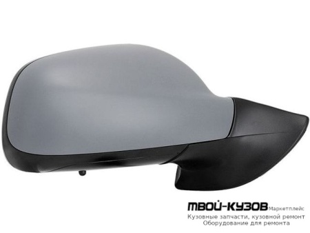 ЗЕРКАЛО ПРАВАЯ СТОРОНА ЭЛЕКТР С ПОДОГРЕВОМ С ТЕМПЕР ДАТЧИК , АВТОСКЛАДЫВ (CONVEX) ГРУНТ (ТАЙВАНЬ) для Peugeot 407 (2004-)
