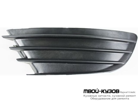 РЕШЕТКА БАМПЕРА ПЕРЕДНИЙ ЛЕВАЯ СТОРОНА БЕЗ ОТВЕРСТИЙ ПОД ПРОТИВОТУМАННЫЕ ФАРЫ (АРГЕНТИНА) для Citroen C4 (11.2004-) PICASSO (2006-)