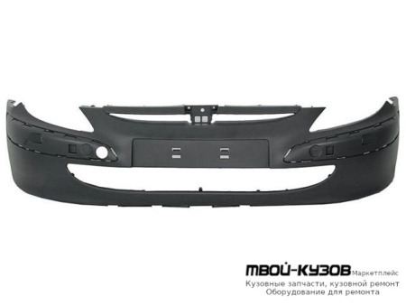 БАМПЕР ПЕРЕДНИЙ ГРУНТ (ТАЙВАНЬ) для Peugeot 307 (08.2001-)