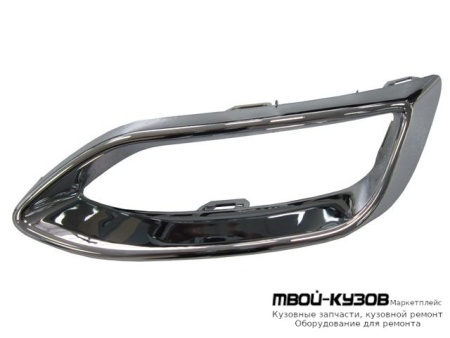 НАКЛАДКА БАМПЕРА ПРАВАЯ СТОРОНА ЗАДНИЙ ХРОМ (КИТАЙ) для Volkswagen POLO (2020-)