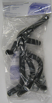 Патрубки печки ВАЗ-21082 (4шт.) (LUZAR) с хомут. (EPDM)