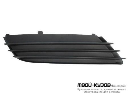 РЕШЕТКА БАМПЕРА ПЕРЕДНИЙ ПРАВАЯ СТОРОНА БЕЗ ОТВЕРСТИЙ ПОД ПРОТИВОТУМАННЫЕ ФАРЫ (5 ДВ) (ТАЙВАНЬ) для Opel ASTRA H (06.2004-)