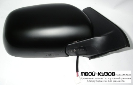 ЗЕРКАЛО ПРАВАЯ СТОРОНА ЭЛЕКТР БЕЗ ПОДОГРЕВОМ (CONVEX) ЧЁРНЫЙ (ТАЙВАНЬ) для Toyota LANDCRUISER PRADO 120 (09.2002-)
