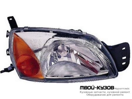 ФАРА ЛЕВАЯ СТОРОНА С КОРРЕКТОР (DEPO) для Ford FIESTA (09.1999 - 2001)