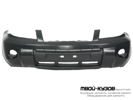 БАМПЕР ПЕРЕДНИЙ ТЕМНО-СЕРЫЙ (ТАЙВАНЬ) для Nissan X-TRAIL (06.2001-)
