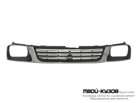 РЕШЕТКА РАДИАТОРА ХРОМ-ЧЁРНЫЙ (ТАЙВАНЬ) для Mitsubishi L200 (1996-)