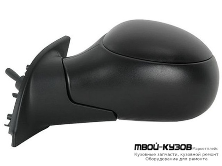 ЗЕРКАЛО ЛЕВАЯ СТОРОНА МЕХАН С ТРОСИК (CONVEX) (ТАЙВАНЬ) для Citroen C3 (05.2002 - 10.2005) (11.2005-)