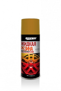 Многофункциональное резиновое покрытие Жидкая резина Цвет - Золотой 450мл аэрозоль
