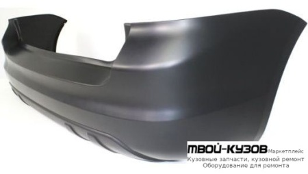 БАМПЕР ЗАДНИЙ БЕЗ ОТВ П/ СПОЙЛЕР ЧЁРНЫЙ (ТАЙВАНЬ) для Toyota MATRIX (2003-)