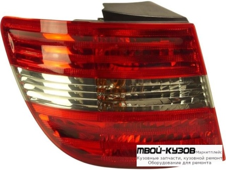 ФОНАРЬ ЗАДНИЙ ВНЕШНИЙ ЛЕВАЯ СТОРОНА ТОНИР (DEPO) КРАСНЫЙ-XРОМ для Mercedes W245 B-CLASS (2005-)