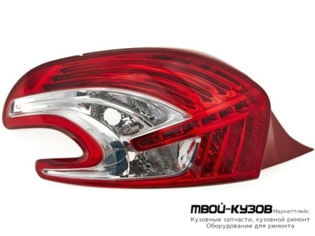 ФОНАРЬ ЗАДНИЙ ВНЕШНИЙ ЛЕВАЯ СТОРОНА С ДИОД (DEPO) для Peugeot 208 (2012-)