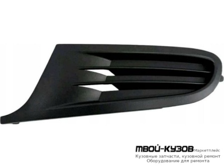 РЕШЕТКА БАМПЕРА ПЕРЕДНИЙ ЛЕВАЯ СТОРОНА БЕЗ ОТВЕРСТИЙ ПОД ПРОТИВОТУМАННЫЕ ФАРЫ (ТАЙВАНЬ) для Volkswagen GOLF VI (2009-2011)