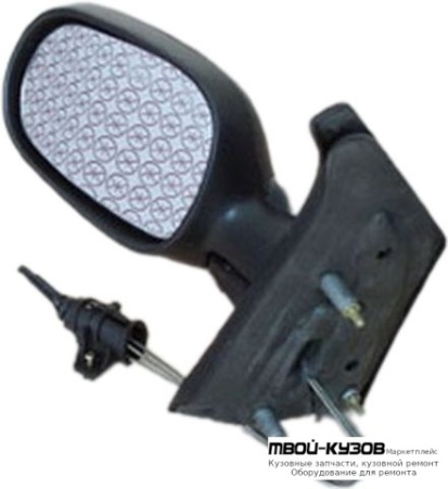 ЗЕРКАЛО ЛЕВАЯ СТОРОНА МЕХАН С ТРОСИК (ASPHERICAL) (ТАЙВАНЬ) для Renault SCENIC (08.1999 - 2003)