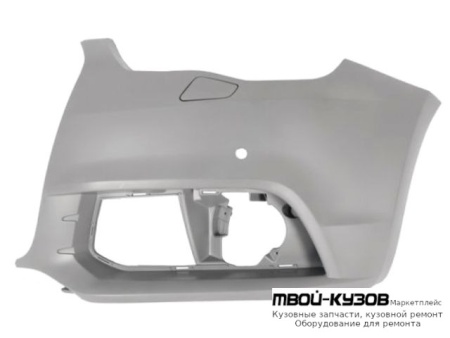 БАМПЕР ПЕРЕДНИЙ ЛЕВАЯ СТОРОНА С ОТВЕРСТИЯМИ ПОД ОМЫВАТЕЛЬ ФАР (ТАЙВАНЬ) для Audi A1 (2010-)